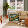 Take Care Of Your Records Hand Painted Retro Wall Art Print, thumbnail 2 of 7
