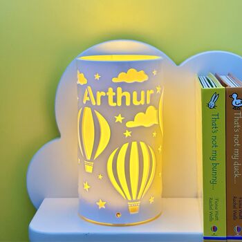 Personalised Hot Air Balloon LED Night Light, 2 of 12