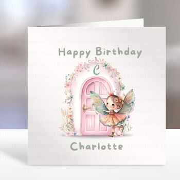 Fairy Door Birthday Card, 2 of 3