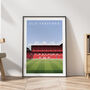 Manchester United Old Trafford From Centre Circle Print, thumbnail 1 of 6