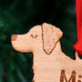 Golden Retriever Personalised Dog Wooden Decoration, thumbnail 5 of 5