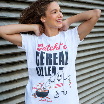 Cereal Killer Women's Slogan T Shirt, 3 of 5