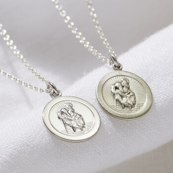 Mini St Christopher Necklace, 3 of 8