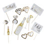 I Do Crew Gold Foiled Hen Party Photobooth Props, thumbnail 2 of 3