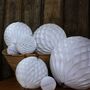 White Paper Ball Decorations Christmas And Wedding, thumbnail 1 of 6