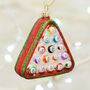 Glass Hanging Pool Balls Christmas Tree Decoration, thumbnail 1 of 2