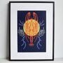Lobster Sea Print, thumbnail 3 of 3