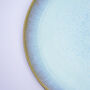 Handmade Large Ceramic Neptune Glaze Dinner Plate, thumbnail 1 of 9