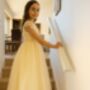 Grace In Champagne/Gold Flower Girl Or Party Dress, thumbnail 2 of 5