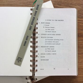 'Diet Reform Book' Upcycled Notebook, 4 of 4
