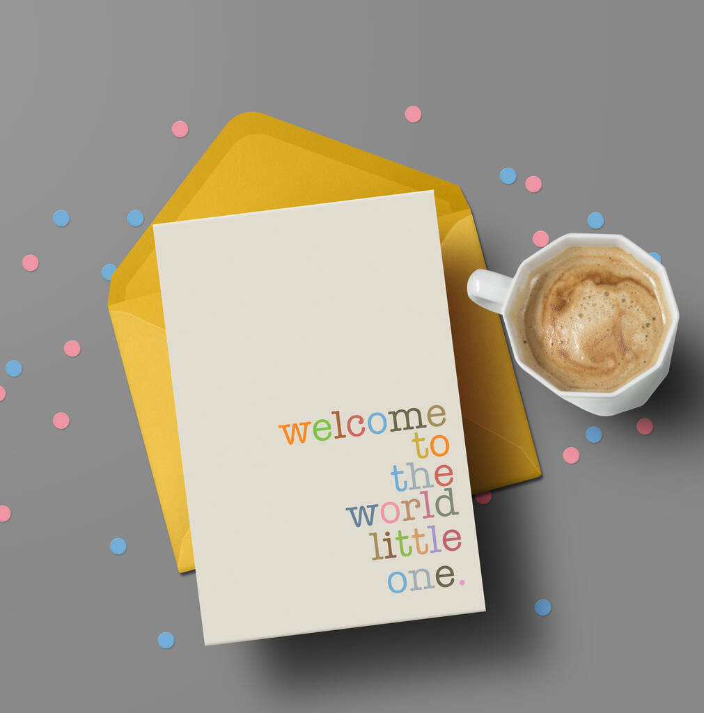 Welcome To The World New Baby Card, 1 of 2