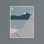 Personalised Skiing Piste Fine Art Mountains Print, thumbnail 3 of 4