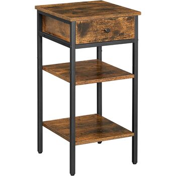 Tall Nightstand Bedside Table With A Drawer, 5 of 7