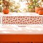 Burnt Orange Lace Leaf Autumn Table Runner, thumbnail 7 of 7