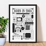 Born In 2005 Personalised 21st Birthday Fact Poster, thumbnail 1 of 9