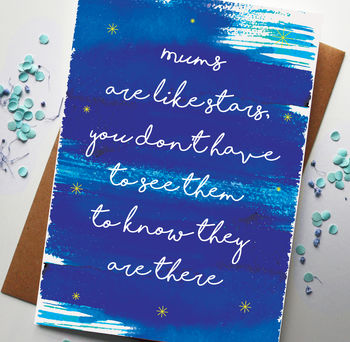Mums Are Like Stars Card By Rodo Creative