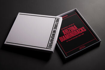 Arizona Diamondbacks Personalised Gift Baseball Newspaper History Book, 3 of 10