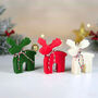 Reindeer Candles Rudolph Christmas Candle Moose Shape, thumbnail 7 of 7