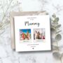 Mummy Photo Birthday Card, Mum Birthday Card From Daughter Or Son, thumbnail 2 of 4