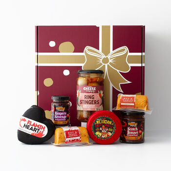 All About The Burn! Hot And Spicy Cheese Hamper, 2 of 9