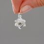 Daffodil Solid Silver And Gold Charm, thumbnail 2 of 12