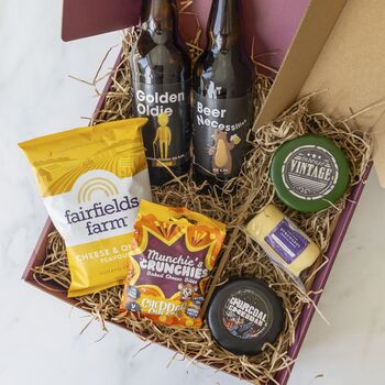 You're Not Old, You're Vintage! Cheese And Beer Hamper, 3 of 12