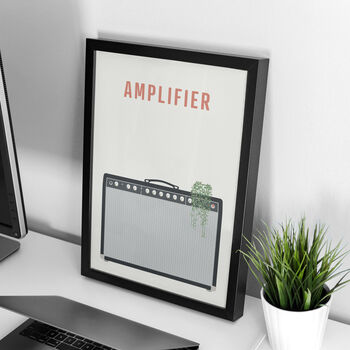 Guitar Amplifier Print | Fender Guitar Amp Poster, 4 of 10