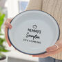 Personalised Favourite Food Enamel Bowl, thumbnail 2 of 5