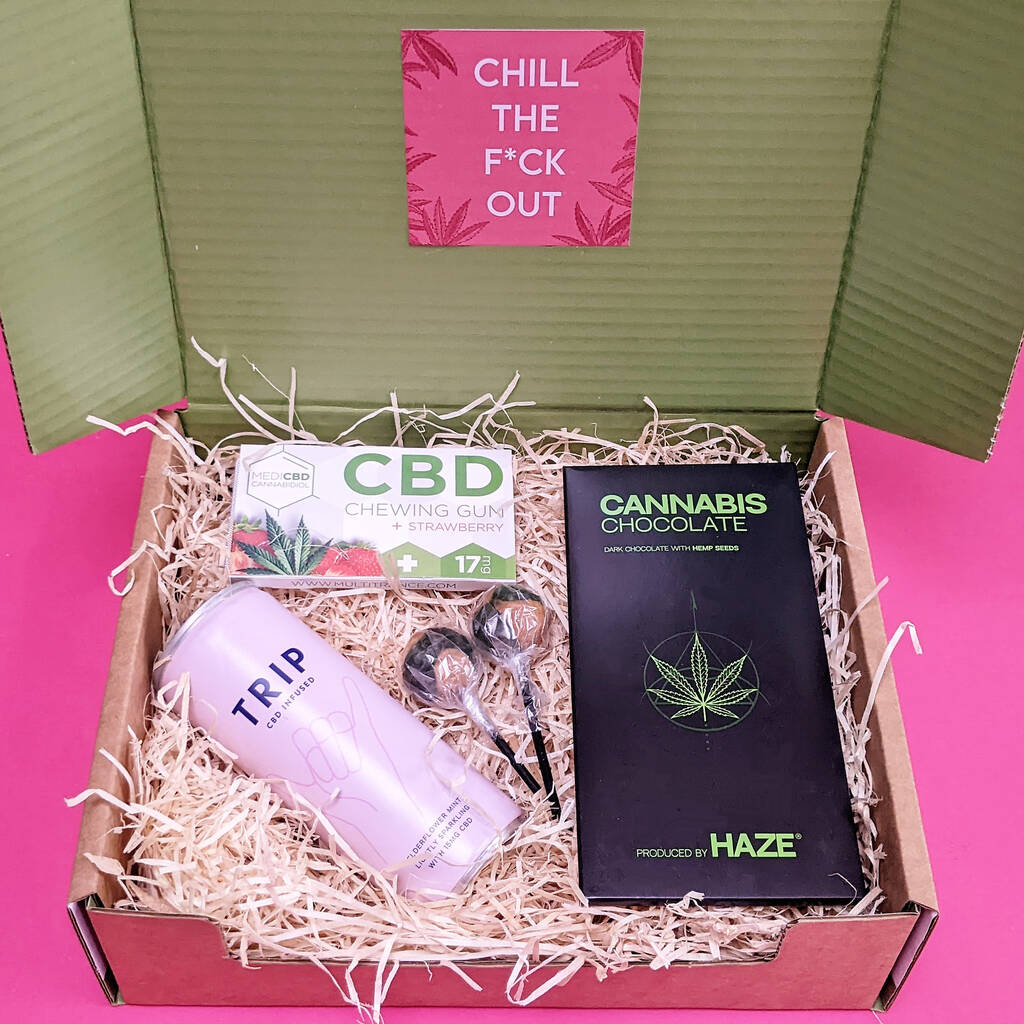 Personalised Cbd Food And Drink Gift Set By MixPixie