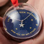 Personalised Silver Star Necklace Christmas Bauble, thumbnail 2 of 7