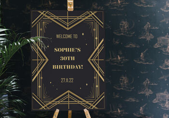 Gatsby Party Party Sign, Roaring Twenties, 2 of 3