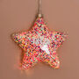 Personalised Hanging Pink Glitter LED Light, thumbnail 5 of 5