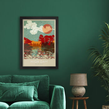 High Dam Lake District Poster Print, 2 of 4