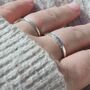 Personalised Hand Stamped Secret Message Ring, thumbnail 7 of 12