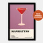 Manhattan Cocktail Print, thumbnail 6 of 7