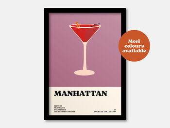 Manhattan Cocktail Print, 6 of 7