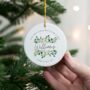 First Married Christmas Botanical Decoration, thumbnail 3 of 5