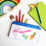 Tropical Personalised Pencil Case, thumbnail 5 of 11