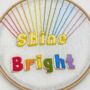 Shine Bright Embroidery Kit, thumbnail 5 of 10