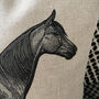 Vintage Equestrian Horse Cushion, thumbnail 7 of 10
