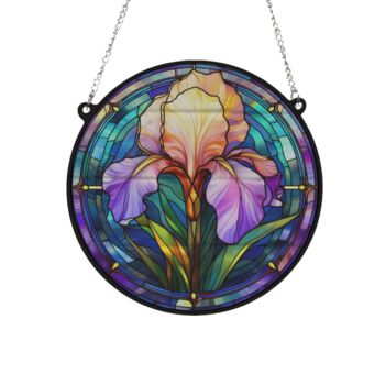 Iris Stained Glass Effect Suncatcher, 5 of 5