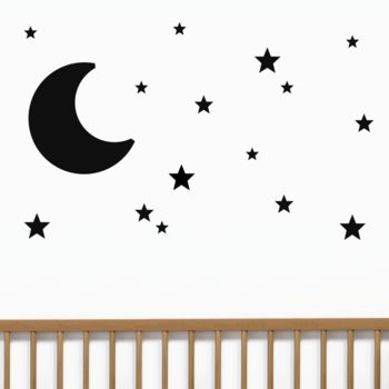 Moon And Stars Wall Stickers, 6 of 9