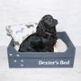 Large Personalised Crate Dog Bed, thumbnail 1 of 2
