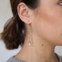 Long Crystal Twig Earrings, thumbnail 1 of 3