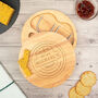 Personalised Vintage Wooden Cheese Board Set, thumbnail 2 of 6