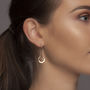 Gold Plated Or Sterling Silver 'Karma' Disc Earrings, thumbnail 3 of 7
