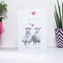 'I Love You/Ewe' Sheep Valentine's Day Card, thumbnail 4 of 4