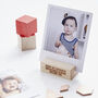 Engraved Wooden Birthday Photo Block, thumbnail 2 of 3