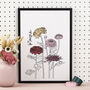 Birth Flower Illustrated Prints, thumbnail 11 of 12