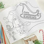 Personalised Christmas Fairy Colouring Book, thumbnail 5 of 8
